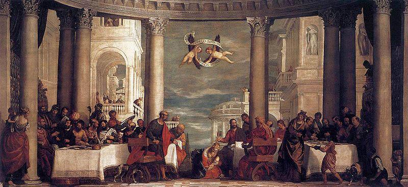 Paolo Veronese Feast at the House of Simon oil painting image